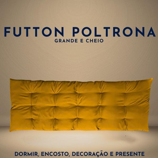 Imagem de Colchonete Futton Almofada Futon Cadeira Sofá Pallet Grande Espreguiçadeira