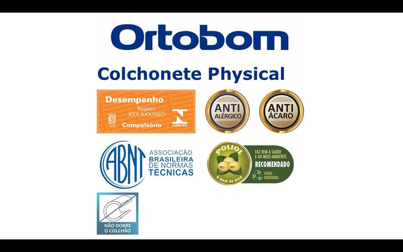 Imagem de Colchonete Physical Casal (128x188x08) - Ortobom