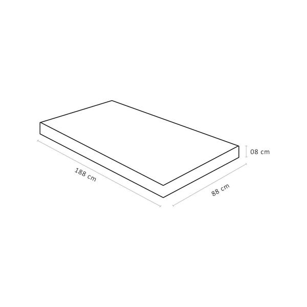 Imagem de Colchonete Physical Solteiro (88x188x08) - Ortobom