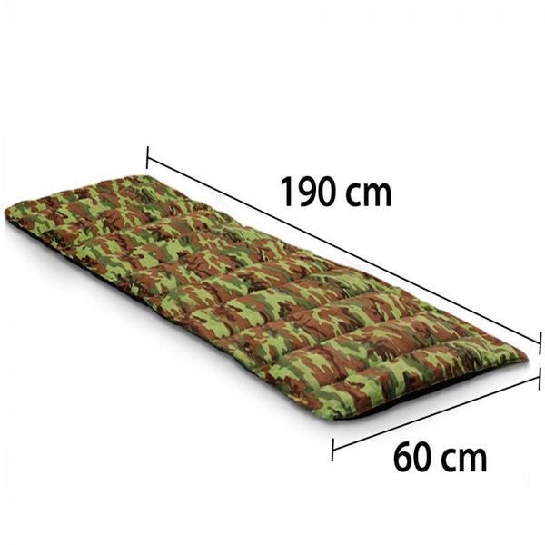 Imagem de Colchonete solteiro 1,90x0,60 mont long dobravél prático acampamento retiro sítio trekking trilha