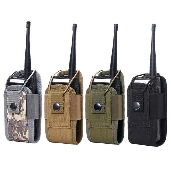 Imagem de Coldre Tático Molle para Rádio Walkie Talkie - 1000D - Para Caça e Acampamento