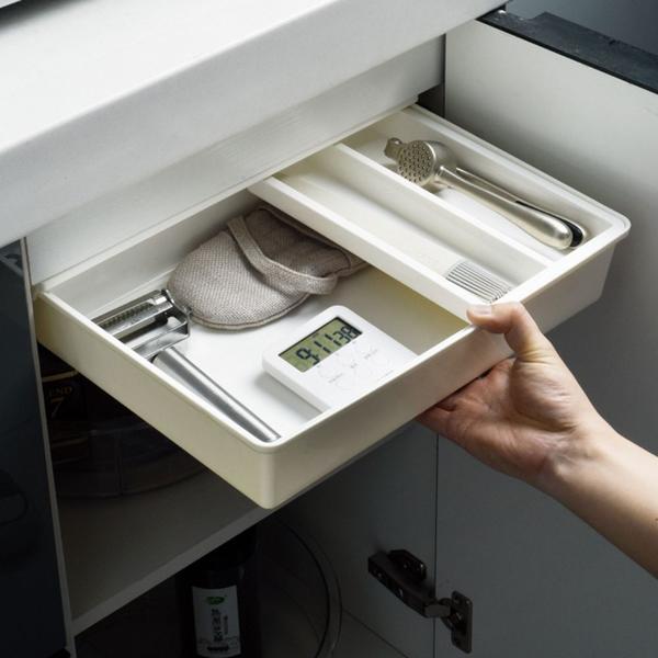 Cole a caixa de armazenamento da gaveta sob a mesa, caixa de armazenamento oculta - Wokex Imagem de Cole a caixa de armazenamento da gaveta sob a mesa, caixa de armazenamento oculta