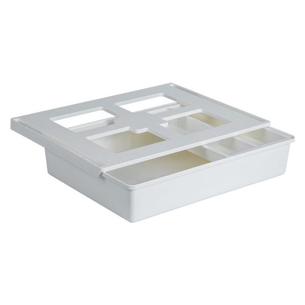 Cole a caixa de armazenamento da gaveta sob a mesa, caixa de armazenamento oculta - Wokex Imagem de Cole a caixa de armazenamento da gaveta sob a mesa, caixa de armazenamento oculta