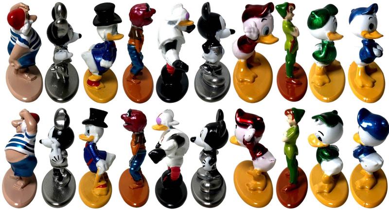 Imagem de Coleção 10 Mini Bonecos Miniaturas Jada Metal Personagens Disney - Mickey - Minnie - Dtc Brinquedos