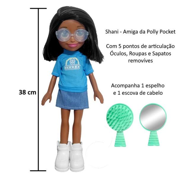 Imagem de Coleção 3 Bonecas Polly Pocket Lila Shani 38cm + Acessórios