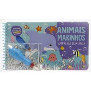 Imagem de Coleção Agua Book Pintar com Água Muita Diversão Livro Agua Book Desenhos Para colorir Com Água