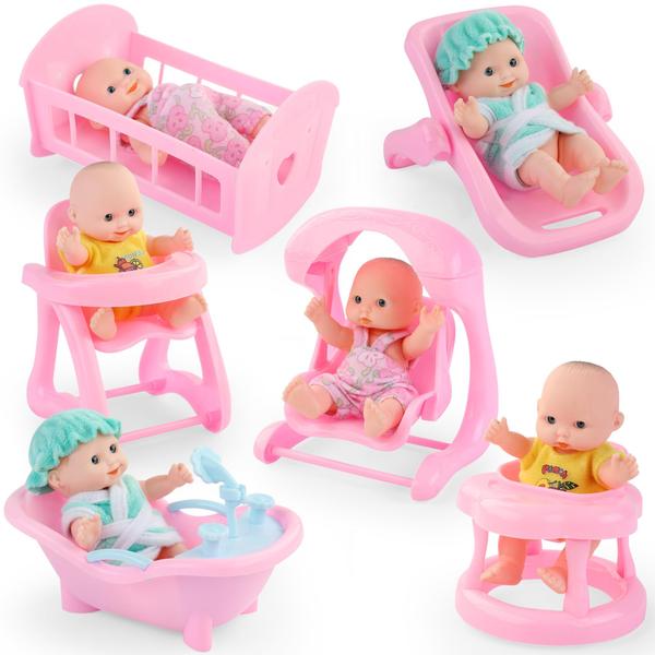 Imagem de Coleção Baby Dolls Liberty Imports Cute Lil com 6 unidades