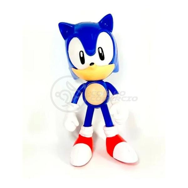 Imagem de Coleção Boneco Action Figure Sonic Azul 16Cm Sonic Sega