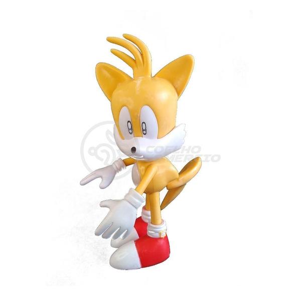 Imagem de Coleção Boneco Action Figure Tails Amarelo 16Cm Sonic