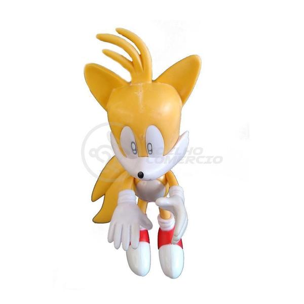 Imagem de Coleção Boneco Action Figure Tails Amarelo 16Cm Sonic