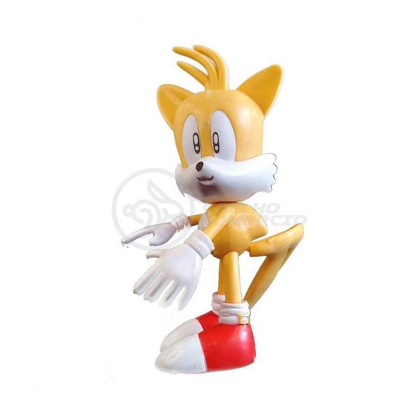 Imagem de Coleção Boneco Action Figure Tails Amarelo 16Cm Sonic