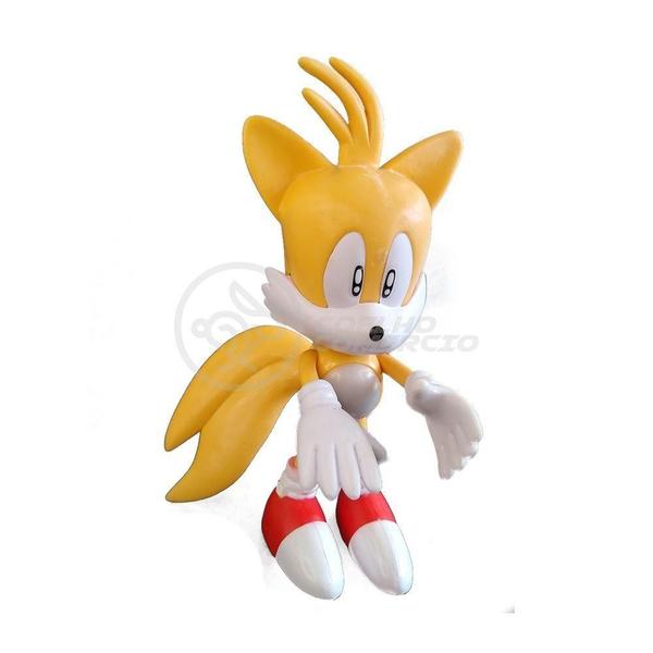 Imagem de Coleção Boneco Action Figure Tails Amarelo 16Cm Sonic