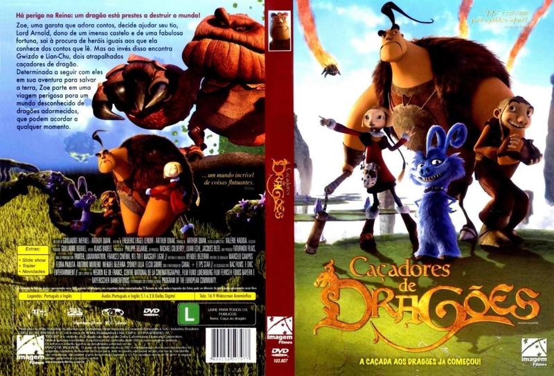 Imagem de colecao cacadores de dragoes filme + serie 1 2 3 dvd (4dvds) original lacrado