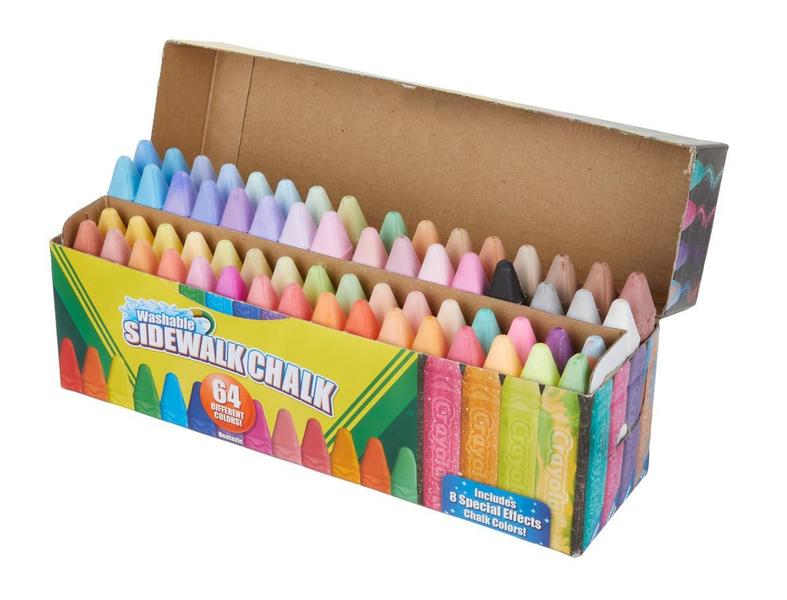 Imagem de Coleção Chalk Crayola Ultimate, lavável de 64 quilates para crianças