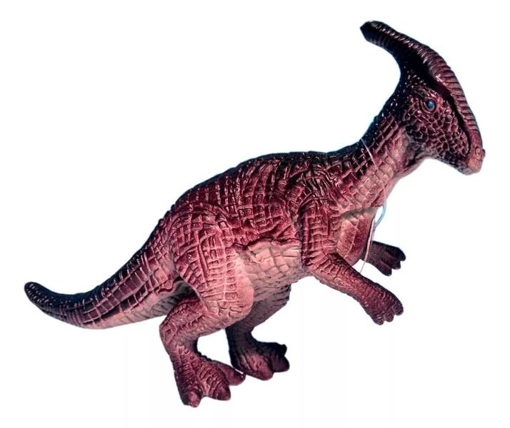 Imagem de Coleção Com 4 Brinquedo Dinossauro Borracha Tamanho Grande