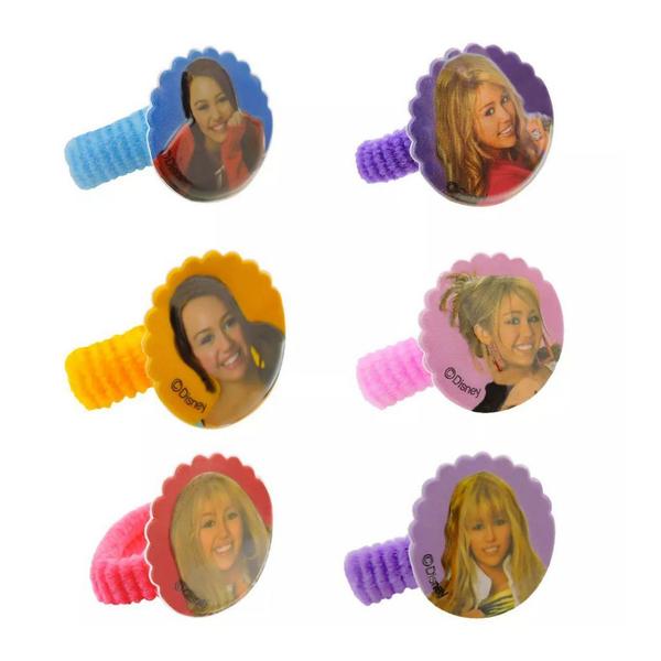 Imagem de Coleção com 6 Chiquinhas de Cabelo Hannah Montana Disney