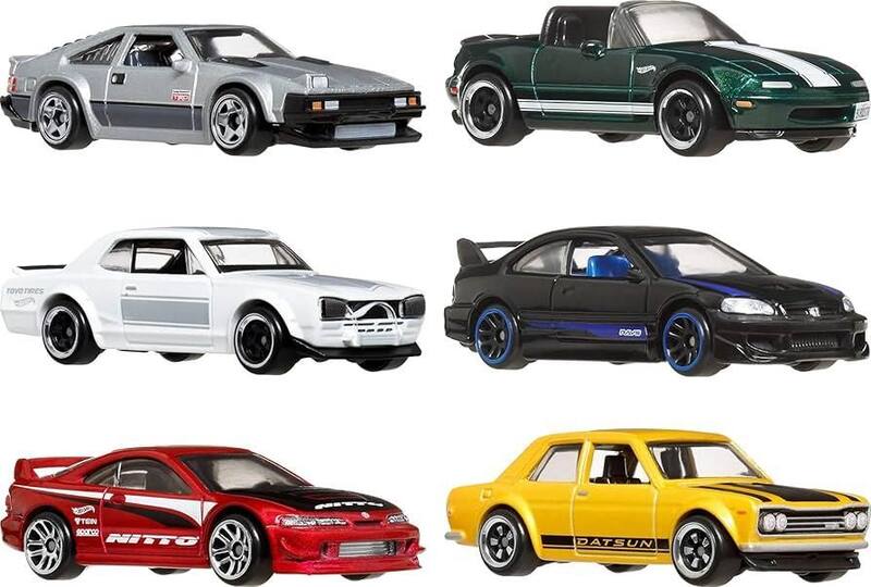 Coleçao Com 6 Silver Series Japanese - Mattel JBY77-9446 - Action
