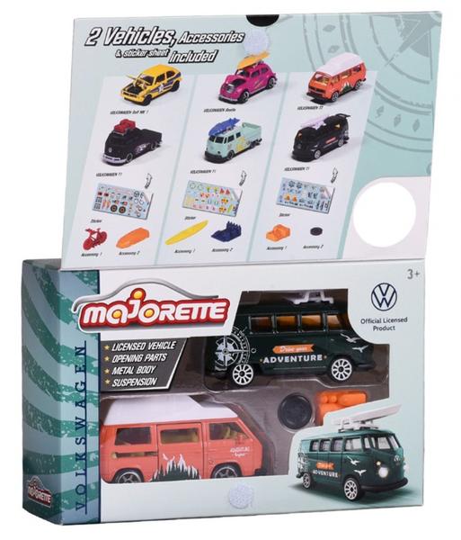 Imagem de Coleção Completa c/ 6 Miniaturas Volkswagen The Originals Premium Cars Box - 1/64 - Majorette