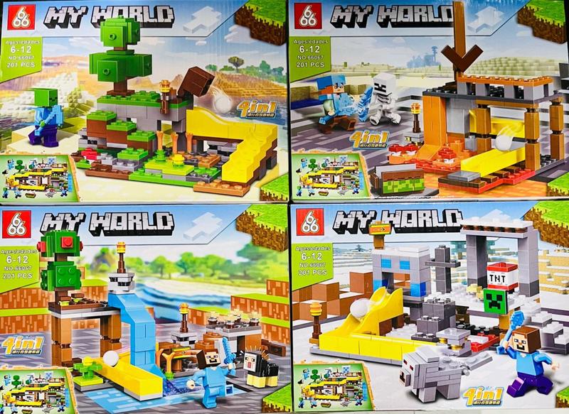 Imagem de Coleção completa Lego Minecraft My World - 804 peças -  66067