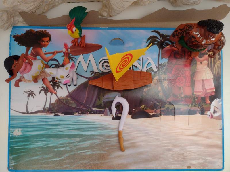 Imagem de Coleção de Personagens Moana  Conjunto com 4 Figuras