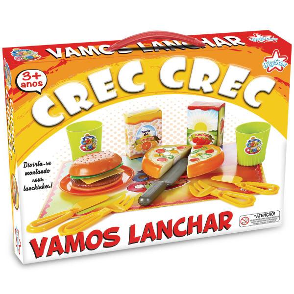 Imagem de Coleção Deliciosa Crec Crec Vamos Lanchar Com Acessórios Marca Big Star Para Crianças de 3 Anos