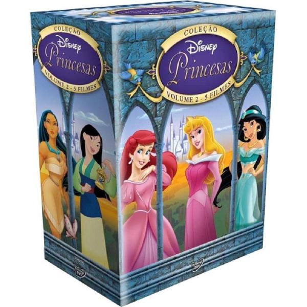 Imagem de Coleção disney princesas - volume 2 - 5 filmes clássicos dvd