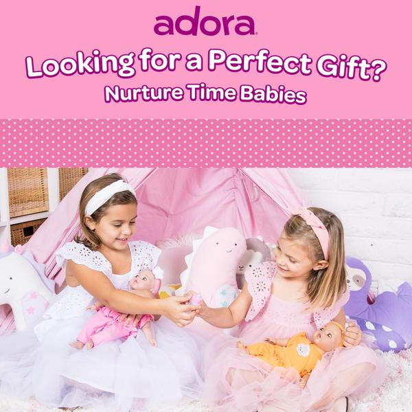 Imagem de Coleção Doll Adora Nurture Time Babies de 13 polegadas com roupas