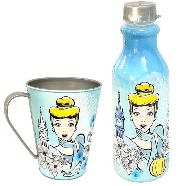 Imagem de Coleção Especial da Cinderela Princesa para Meninas com Caneca e Garrafa Plasútil