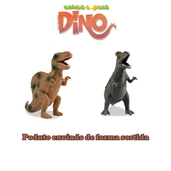 Imagem de Coleção Estica e Puxa Dinossauro Macio Sortido Zoop Toys