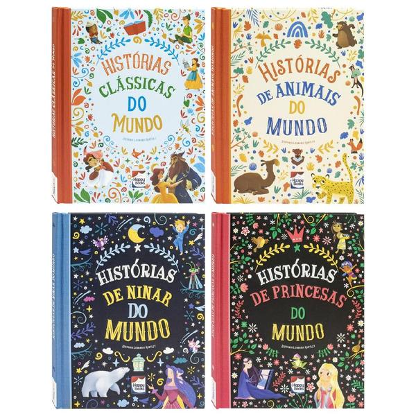 Imagem de Coleção Histórias Encantadas - 4 livros: Clássicos do mundo + Animais do Mundo + Histórias de Ninar do Mundo + Princesas