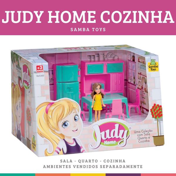 Imagem de Coleção Judy Cozinha com Boneca Móveis de Casinha Samba Toys