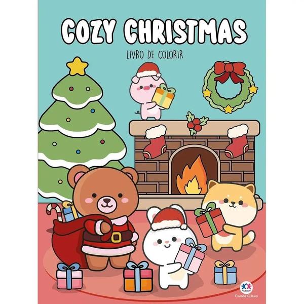 Imagem de Coleção Livros de Colorir Boggie Goods 4 Vols Fuzzy Friends Cozy Christmas Cozy Animals Farm Friends