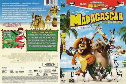 Imagem de colecao madagascar 1 2 3 4 dvd original lacrado