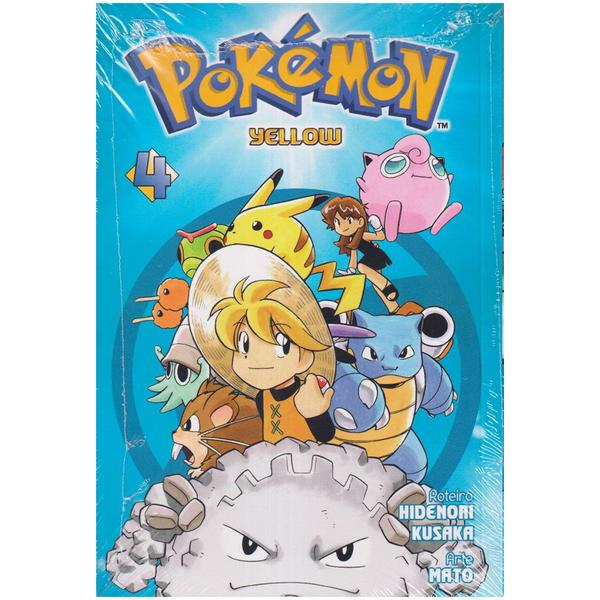 Imagem de Coleção Mangá Pokémon Yellow Em 4 Volumes Por Hidenori Kusaka Edição 2014