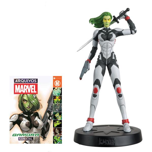 Imagem de Coleção Marvel Figuras Cinema FactFiles Gamora Edição 9