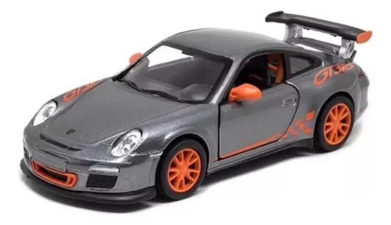 Imagem de Coleção Miniatura Carro Porsche 911 GT3 RS Cinza Escala 1:36