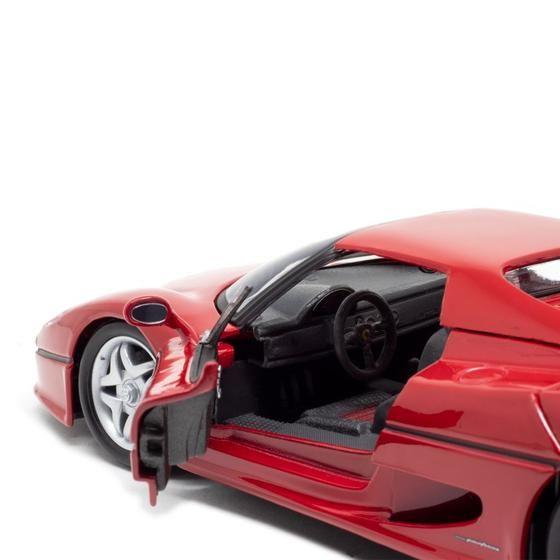 Imagem de Coleção Miniatura De Ferro Ferrari F50 18cm 1:24 Burago