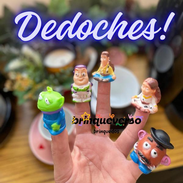 Imagem de Coleção Toy Story. 8 UN DedochesToy Story Sem Repetição de Personagens. Produto Novo.