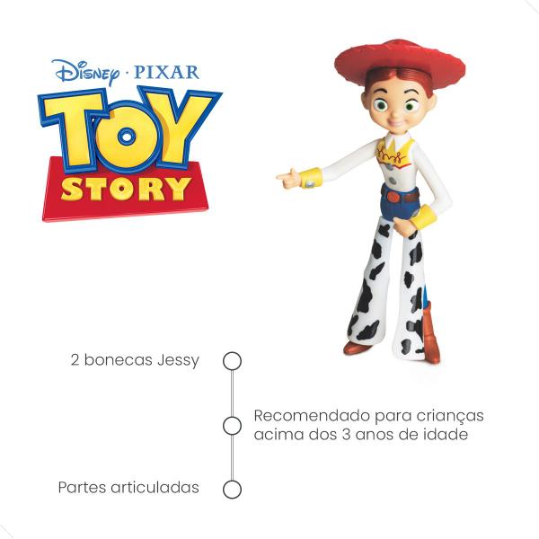 Imagem de Coleção Toy Story em Vinil: Woody, Buzz Lightyear e Jessie - Líder Brinquedos