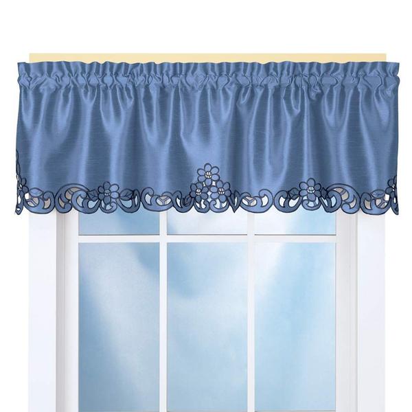 Imagem de Coleções Window Valance, etc., Elegance Scroll, bordado