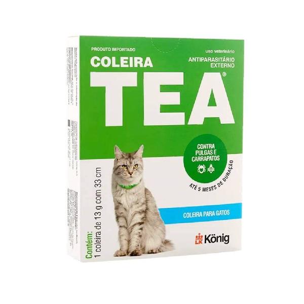 Imagem de Coleira Antipulgas e Carrapatos Tea para Gatos 13g