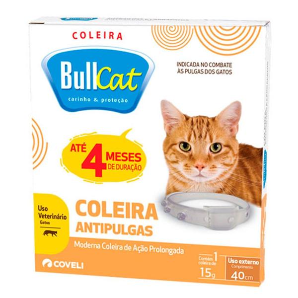 Imagem de Coleira Bullcat para Gatos Coveli 15 gr - Coveli