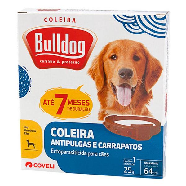 Imagem de Coleira Bulldog para Cães Coveli 25 gr 7 meses 64 cm - Coveli