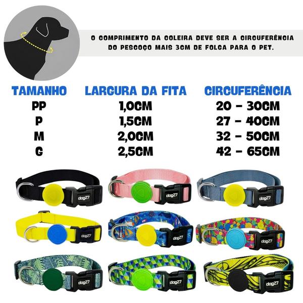 Coleira Cães Cachorro Pet Premium Dog27 Ajustável Regulável Imagem de Coleira Cães Cachorro Pet Premium Dog27 Ajustável Regulável