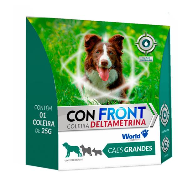 Imagem de Coleira Con Front Deltametrina 25g Cães Grande - World