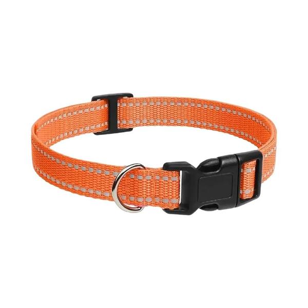 Coleira de Choque Ajustável de Nylon com Fivela de Liberação Rápida para Cães Pequenos, Médios e Grandes Imagem de Coleira de Choque Ajustável de Nylon com Fivela de Liberação Rápida para Cães Pequenos, Médios e Grandes
