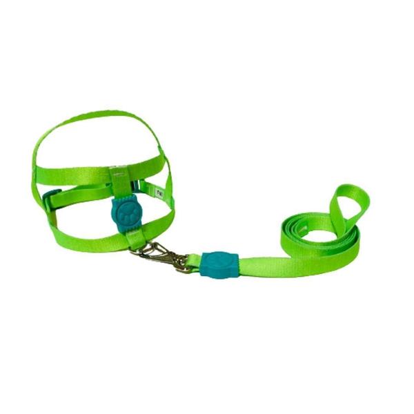 Imagem de Coleira peitoral neon 15mm para cães - Verde - Nicapet