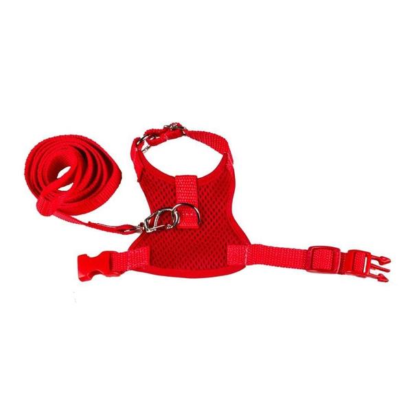 Coleira Peitoral Vermelho P - Nicapet Imagem de Coleira Peitoral Vermelho P - Nicapet