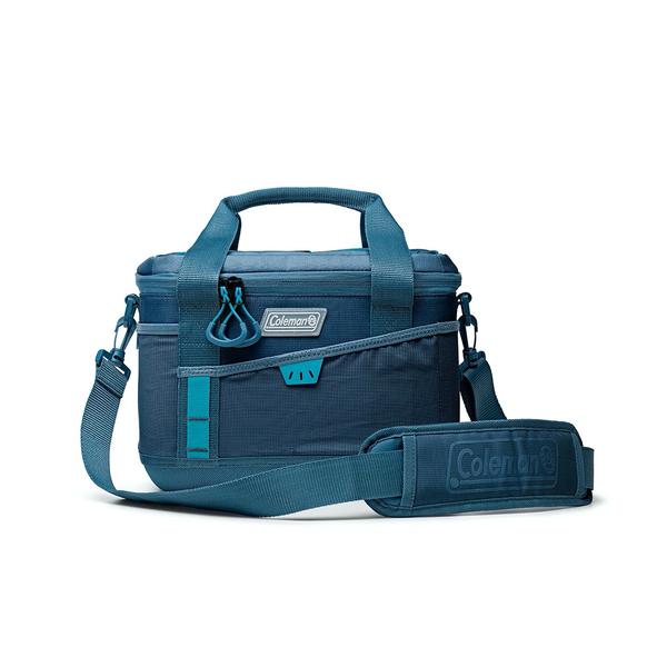 Imagem de Coleman SPORTFLEX Soft Cooler com bolsos de malha stretch de 4 vias, bolsos laterais de alongamento ativos expansíveis, saco mais frio, refrigerador de lado macio, saco de almoço isolado, refrigerador de acampamento