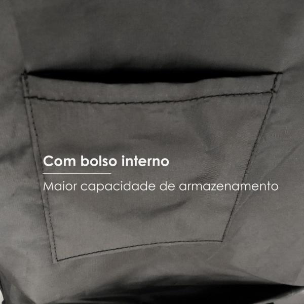 Imagem de Colete Adulto Salva Vidas Regulável Bolso Apito Emergêncial